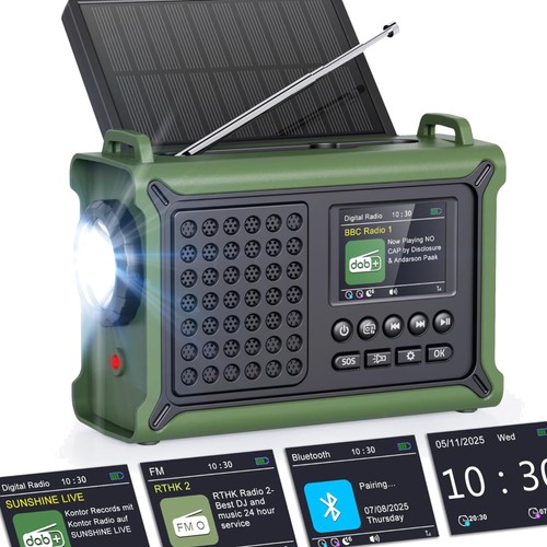 Tragbares dab radio - tragbares, dab+