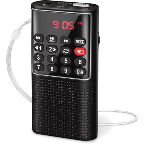Tragbares digitalradio ukw - tragbares, fm
