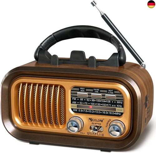 Retro radio klein mit - retro,