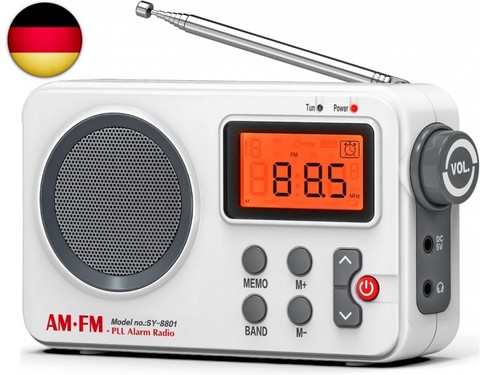 Radio klein mit - fm/am,