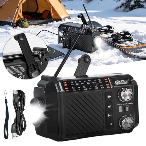 Solar radio kurbelradio - kurbelradio, mit