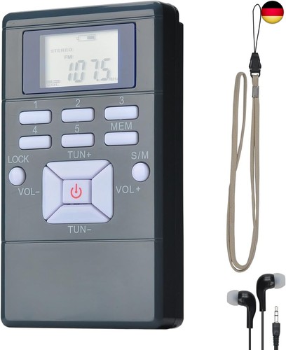 Tragbares stereo radio mit - fm-stereo-radio,