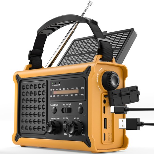 Kurbelradio tragbar solar - tragbar,