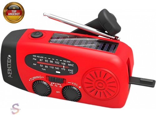 Notradio mit solarenergie - mit,