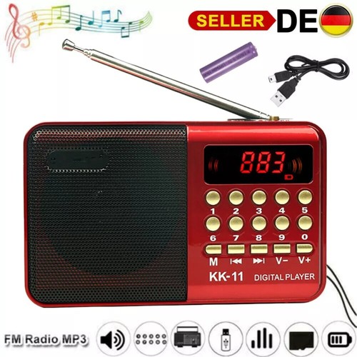 Tragbares radio mp3 player - fm,