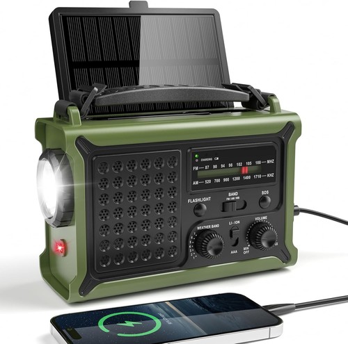 Kurbelradio solar - kurbelradio, &