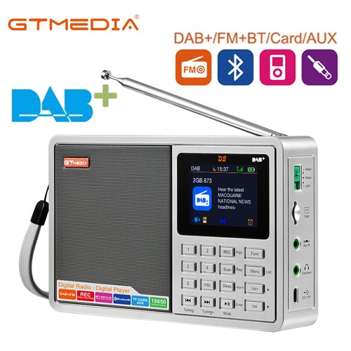 Tragbarer dab digitalradio - fm,