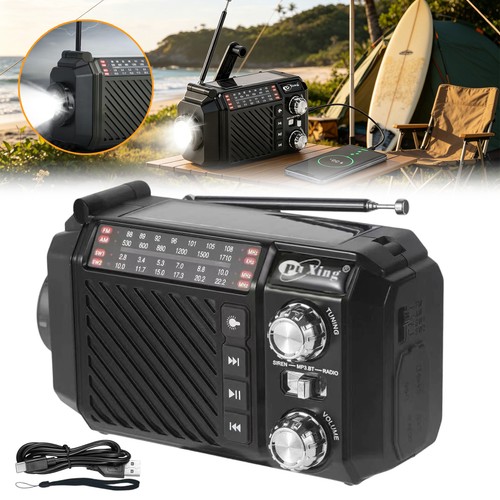 Kurbelradio notfallradio mit - kurbelradio,
