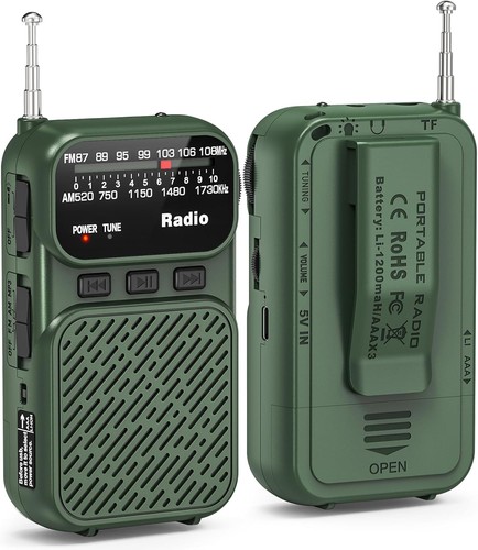 Mini radio batteriebetrieben - radio,