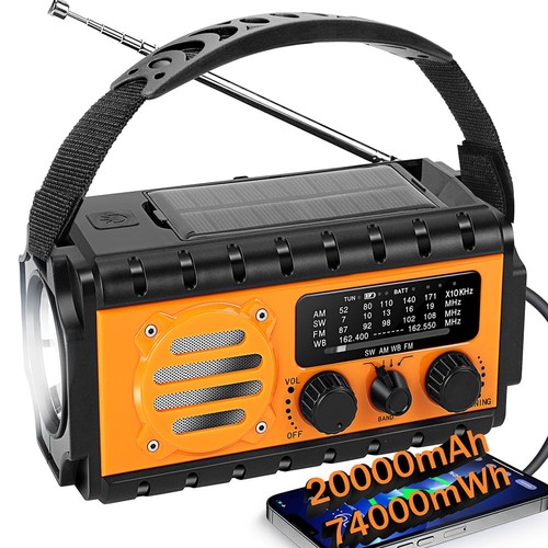 20000mah solar kurbelradio - 20000mah,