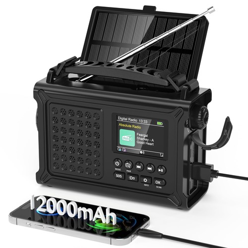 Kurbelradio dab ukw - dab/ukw,, tragbare
