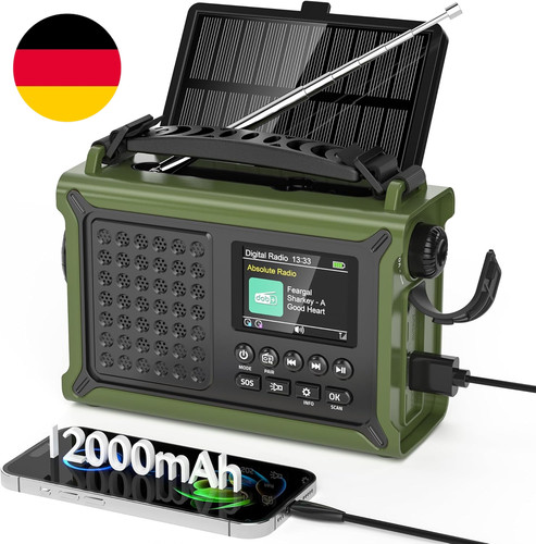 Kurbelradio dab ukw mit - kurbelradio,