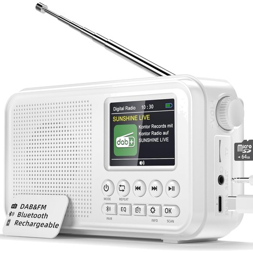 Tragbares dab radio mit - tragbares,