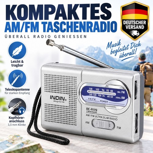 Aktives tragbares radio fm - tragbares,